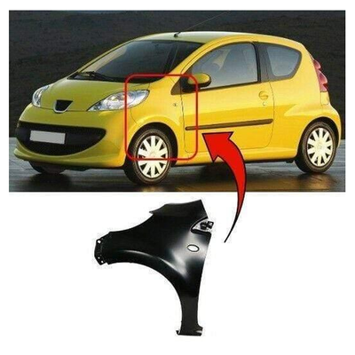 Fits Peugeot 107 2005-2014 Front Wing Passenger Side Primed
