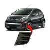 Fits Peugeot 107 2009-2012 Front Bumper Fog Grille No Light Hole Passenger Side Mat Black thumbnail