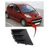 Fits Peugeot 107 2009-2012 Front Bumper Fog Grille No Light Hole Driver Side Mat Black thumbnail