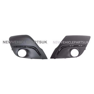 Fits Peugeot 107 2012- Front Bumper Fog Grille No Led Seat Pair Left & Right