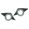 Fits Peugeot 207 2006-2009 Sport Bumper B556 Fog Grille Chrome Surround Pair Left & Right thumbnail