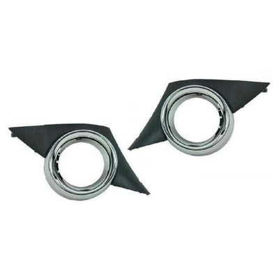 Fits Peugeot 207 2006-2009 Sport Bumper B556 Fog Grille Chrome Surround Pair Left & Right