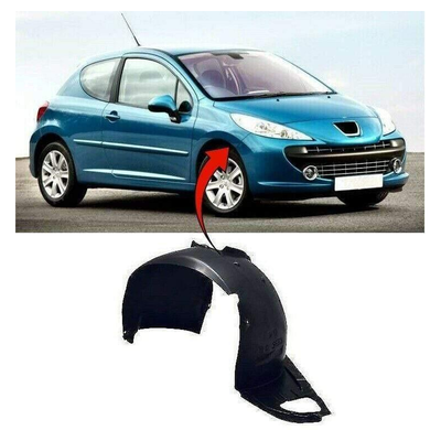 Fits Peugeot 207 2006-2012 Front Wing Arch Liner Splash Guard Driver Side 