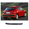 Fits Peugeot 207 2006-2012 Rear Bumper Moulding Smooth Black Hatchback & Cabriolet Not Sport thumbnail