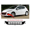 Fits Peugeot 207 2009-2012 Front Bumper Lower Centre Grille Standard Models thumbnail
