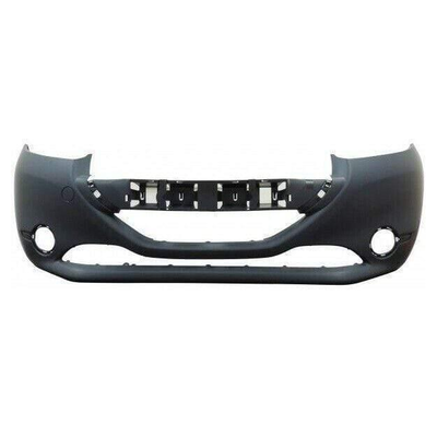 Fits Peugeot 208 2012-2015 Front Bumper Primed No Pdc Or Washer Holes