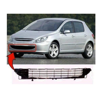 Fits Peugeot 307 2001-2005 Front Centre Bumper Grille 