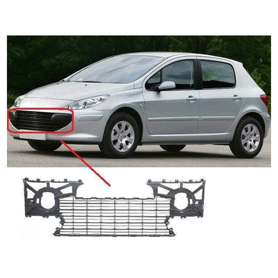 Fits Peugeot 307 2005-2007 Front Bumper Grille No Chrome Trim Model