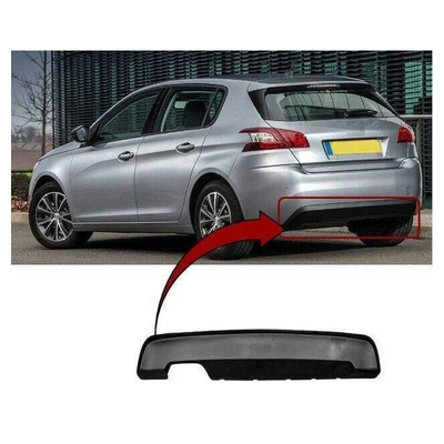Fits Peugeot 308 2014- Rear Bumper Spoiler With Pdc 5 Door Only