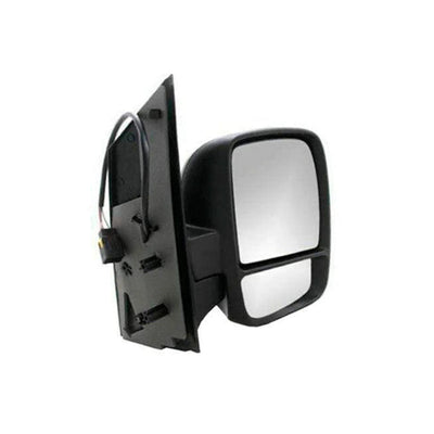 Fits Peugeot Expert 2007-2016 Door Wing Mirror Manual Black Twin Glass Driver Side - tradevehicleparts.co.uk