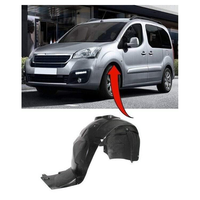 Fits Peugeot Partner 2008-2018 Front Wing Splash Guard Arch Liner Passenger Side