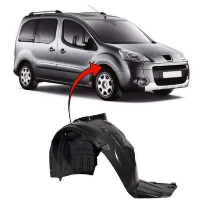 Fits Peugeot Partner 2008-2018 Front Wing Splash Guard Arch Liner Driver Side