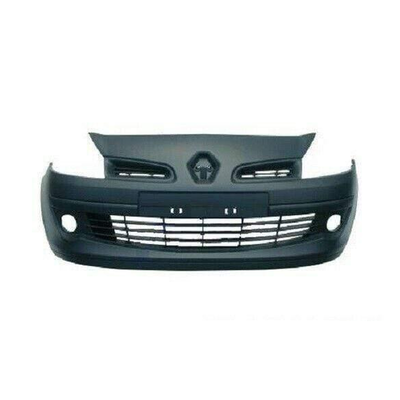 Fits Renault Clio 3 2005-2009 Complete Front Bumper Primed For 15" In Wheel Size With Fog Light Hole