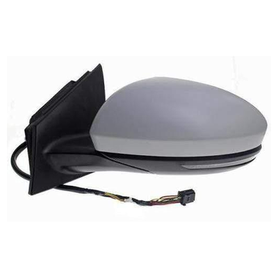Fits Renault Megane 2016- Door Wing Mirror Electric Heated Primed Cover W/Indicator Passenger Side