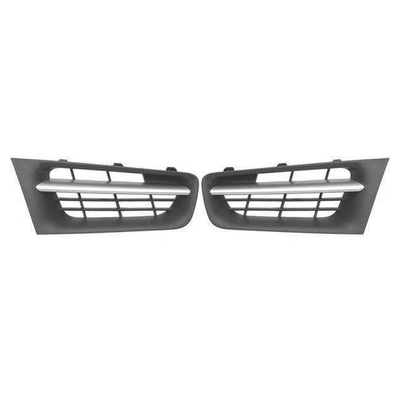 Fits Renault Megane Estate 2006-2009 Front Bumper Grille Pair With Chrome Trim