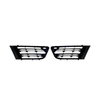 Fits Renault Scenic 2006-2009 Front Bumper Grille Set Mat Black thumbnail