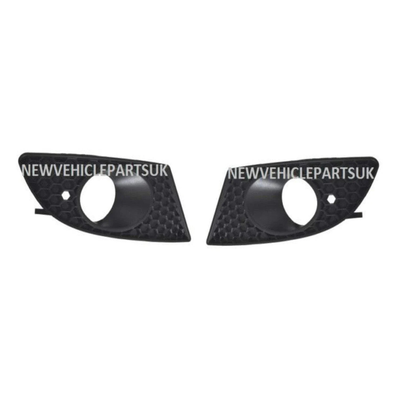 Fits Seat Leon 2005-2009 Front Bumper Fog Grille With Lamp Hole Pair Left & Right