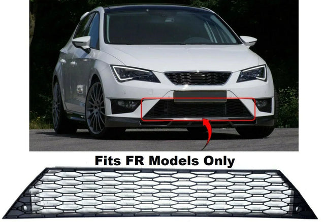 Fits Seat Leon 2013-2017 Front Lower Centre Bumper Grille Hatch 5Dr Fr Models Only - image 2