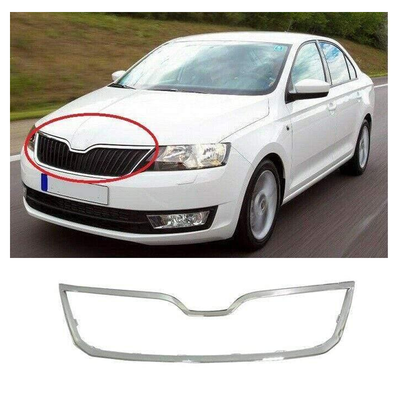 Fits Skoda Rapid 2013-2017 Front Grille Moulding Suround/Frame Chrome