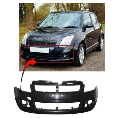 Fits Suzuki Swift 2008-2011 Front Bumper Mat Black No Pdc Or Washer Holes