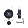 Gates Auxiliary Drive Belt Idler Pulley Deflection Guide DriveAlign T36001 thumbnail