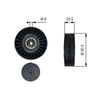 Gates Auxiliary Drive Belt Idler Pulley Deflection Guide DriveAlign T36005 thumbnail
