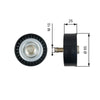 Gates Auxiliary Drive Belt Idler Pulley Deflection Guide DriveAlign T36322 thumbnail