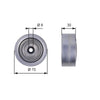 Gates Auxiliary Drive Belt Idler Pulley Deflection Guide DriveAlign T36386 thumbnail