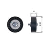Gates Auxiliary Drive Belt Idler Pulley Deflection Guide DriveAlign T36404 thumbnail