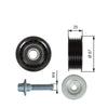 Gates Auxiliary Drive Belt Idler Pulley Deflection Guide DriveAlign T36619 thumbnail