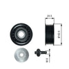 Gates Auxiliary Drive Belt Idler Pulley Deflection Guide DriveAlign T36736 thumbnail