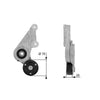 Gates Auxiliary Drive Belt Tensioner DriveAlign T38304 thumbnail