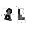 Gates Auxiliary Drive Belt Tensioner DriveAlign T38437 thumbnail
