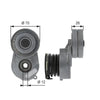 Gates Auxiliary Drive Belt Tensioner DriveAlign T38496 thumbnail