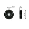 Gates Auxiliary Drive Belt Tensioner DriveAlign T39184 thumbnail