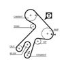 Gates Timing Belt PowerGrip 5057XS thumbnail