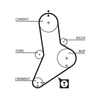 Gates Timing Belt PowerGrip 5335XS thumbnail