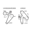 Gates Timing Belt PowerGrip 5435XS thumbnail