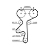 Gates Timing Belt PowerGrip 5461XS thumbnail