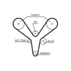 Gates Timing Belt PowerGrip 5527XS thumbnail