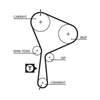 Gates Timing Belt PowerGrip 5552XS thumbnail