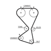 Gates Timing Belt PowerGrip 5556XS thumbnail