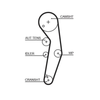 Gates Timing Belt PowerGrip 5569XS thumbnail