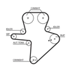 Gates Timing Belt PowerGrip 5586XS thumbnail