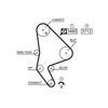Gates Timing Belt PowerGrip 5590XS thumbnail