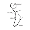 Gates Timing Belt PowerGrip 5604XS thumbnail