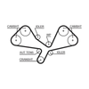 Gates Timing Belt PowerGrip 5605XS thumbnail