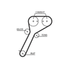 Gates Timing Belt PowerGrip 5651XS thumbnail