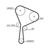 Gates Timing Belt PowerGrip 5654XS thumbnail