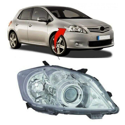 Fits Toyota Auris 2010-2012 Headlight Headlamp Electric Clear Lens Driver Side